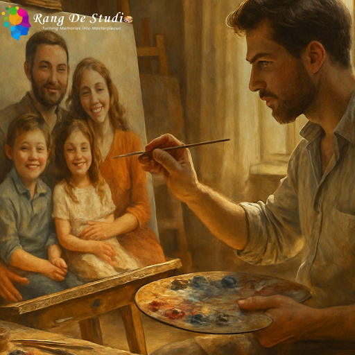 the magic behind custom oil painting